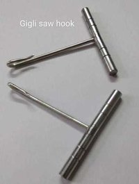 Hook for gigli saw wire