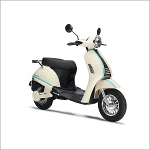 White & Black Electric Scooter