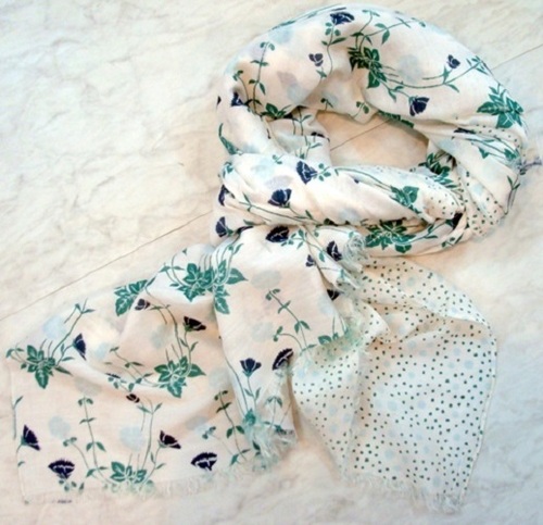 Cotton Silk Print Scarves Wholesaler