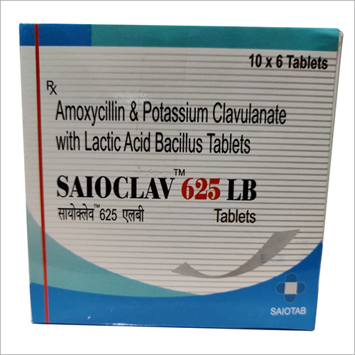 Amoxycillin And Potassium Clavulanate With Lactic Acid Bacillus Tablet