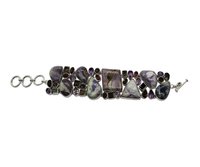 Fashion Magnificent Multi Stone 925 Silver Bracelet