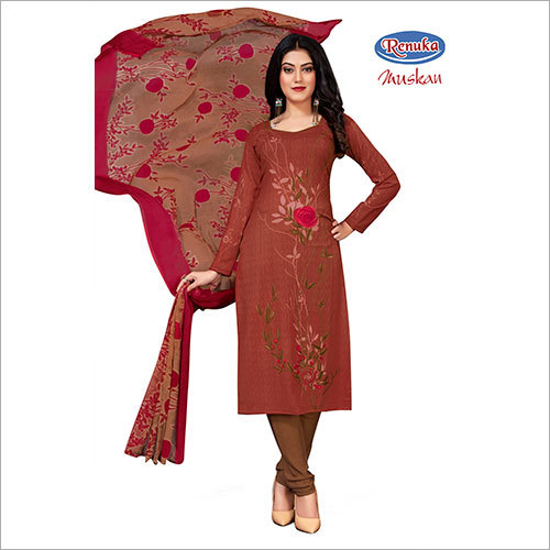 Available In Multicolor Printed Churidar Suit