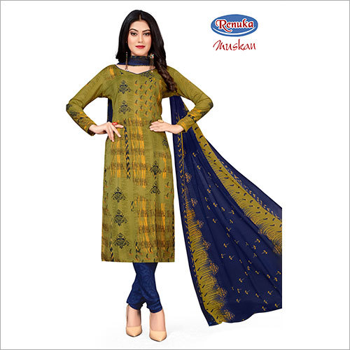 Available In Multicolor Designer Churidar Suit