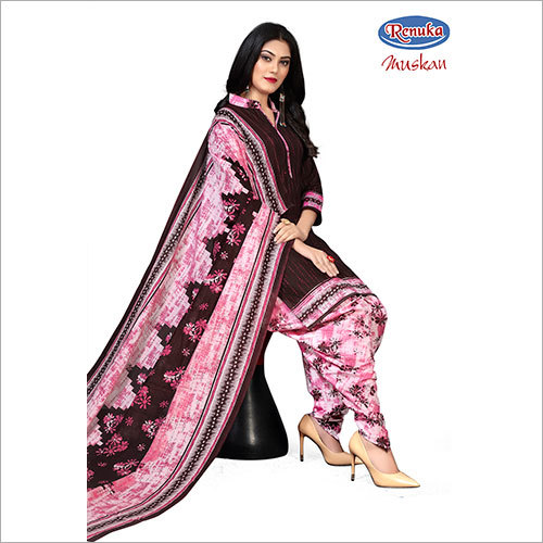 Available In Multicolor Ladies Printed Patiala Salwar Suit
