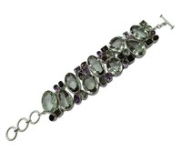 Casual Multi Stone 925 Silver Bracelet