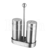 Tall Salt & Pepper With Stand