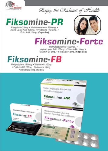 Pregabalin 75mg + Methylcobalamin 750mcg + Alpha lipoic acid 100mg + Pyridoxine 3mg + Folic acid 1.5mg