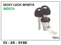 Dicky Lock w/keys Indica