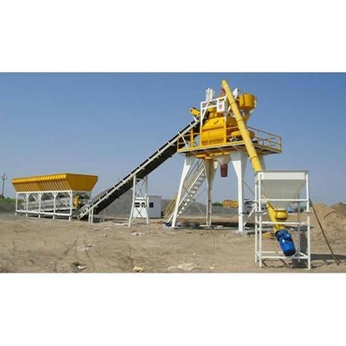 Mobile Batching Plant - Steel Variable Dimensions Customizable Capacity | PLC Controlled Durable Design High Capacity Easy Operation Twin Shaft Mixers