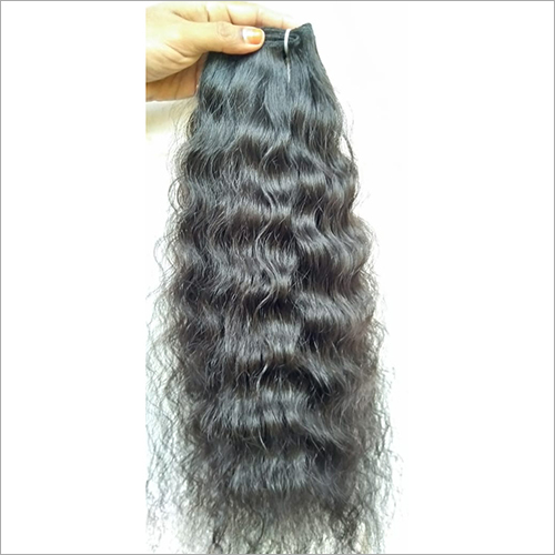 Curly Hair Extension 18 inch Manufacturer and Exporter from India