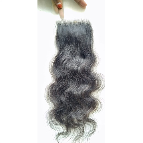 Transparent Swiss Lace Curly Closure