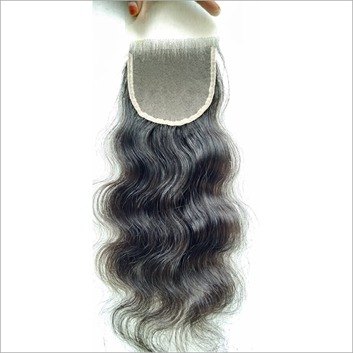 Transparent Swiss Lace Curly Closure 18 inch
