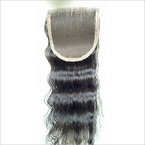 Transparent Swiss Lace Curly Closure 16 inch