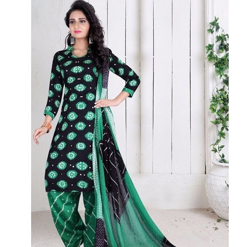 Multi Color Bandhani Dress Material at Rs.450/Piece in balotra offer by  Aayesha Creation