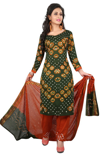 Bandhani Silk Dress Material By MOHAMMAD ARIF IBRAHIM