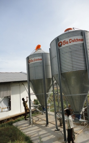 Silver Hopper Tank Weighing System