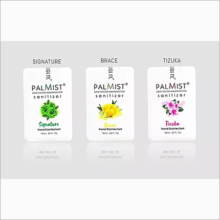 Palmist Sanitizer Spray - 18ml Card-Bottle | 250 Sprays, Easy Mist Sprayer, Oudh & Flowery Fragrance, 36 Months Shelf Life