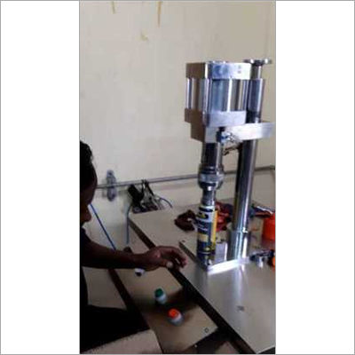 Aerosol Crimping Machine Pneumatic