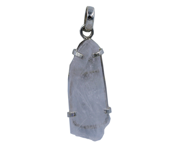 Opaque Petalite Stone 925 Silver Pendant