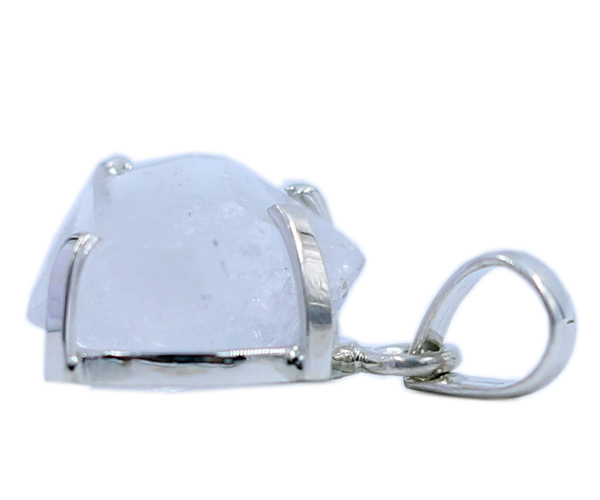 Feminine Herkimer Diamond Stone 925 Silver Pendant