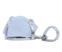 Feminine Herkimer Diamond Stone 925 Silver Pendant