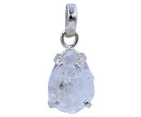 Feminine Herkimer Diamond Stone 925 Silver Pendant