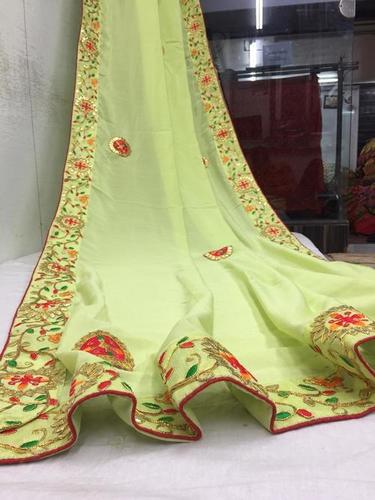 GOTA PATTI VICHITRA SILK SAREE