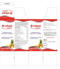 Multivitamin Syrup With Lysine + B Complex SYRUP