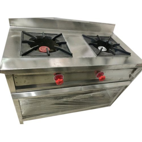 Commercial Two Burner Gas Stove