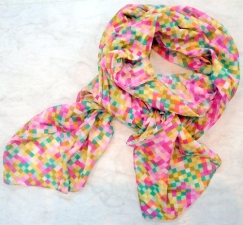 Polyester Floral Printed Scarves