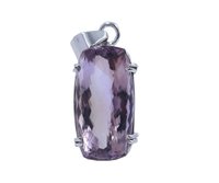 Purple Cool Ametrine Stone 925 Silver Pendant