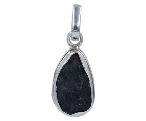 Energy Moldavite Stone 925 Silver Pendant