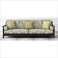 Printed Three Seater Sofa Fabric
