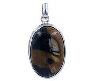 Coolest Picasso Jasper Stone 925 Silver Pendant