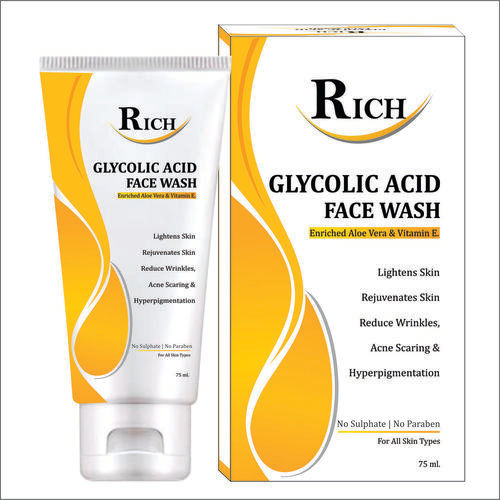 Private Label Glycolic Acid Face  WASH  MANUFACTURING