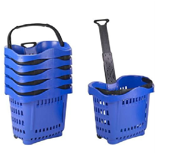 Shopping Basket With Wheel