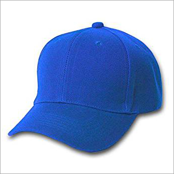Blue Mens Plain Cap