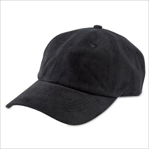 Black Baseball Plain Cap