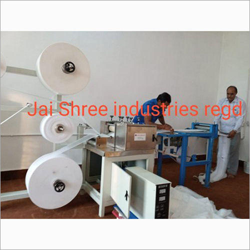 Blue Sanitary Napkin Ultra Thin Machine