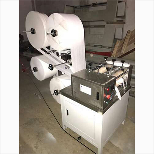 White Fully Automatic Sanitary Napkin Making Machine