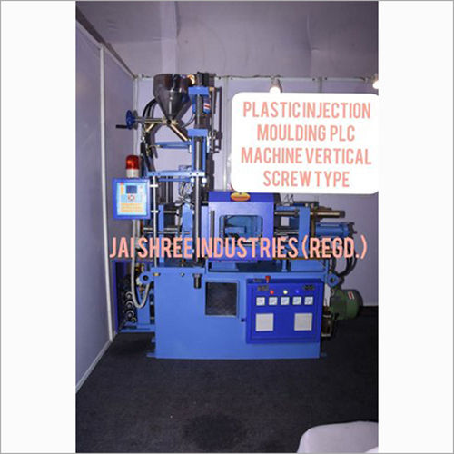 Blue Plastic Injection Moulding Plc Machine Vertical Screw Type (Super Toggle)