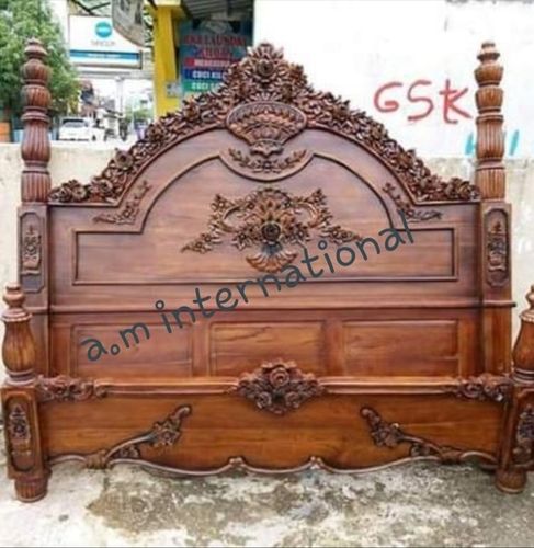 Handmade Handcrafted Wooden Bed Furniture