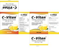 Vitamin-C & Zinc Sulfate (300 mg/5 mg) Sachet