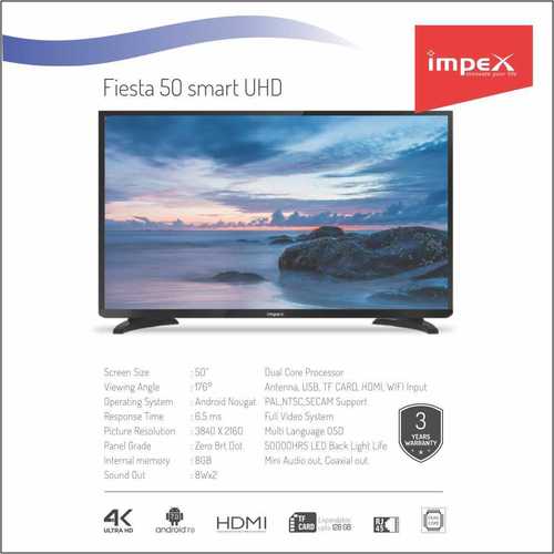 Impex Fiesta 50 inches Smart Television