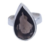 Fashionable Chintamani Stone 925 Silver Ring