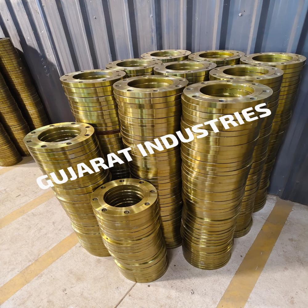 Standard Mild Steel Flanges - Color: Yellow
