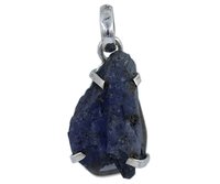 Tanzanite Gemstone 925 Sterling Silver Pendant - 5.7 Grams, Free Size Blue Stone Design, Premium Quality Jewelry Accessory
