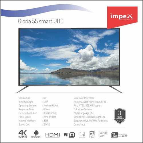 Impex Gloria 55 inches Smart Television