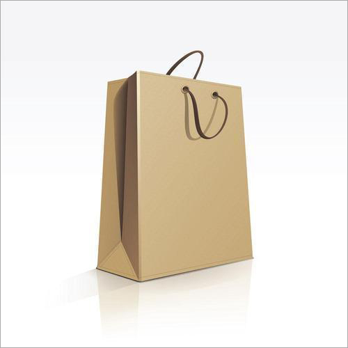 Paper Shopping Bag - Kraft Paper, Customized Size, Brown Color | Biodegradable, Disposable, Recyclable, Durable for Varied Applications