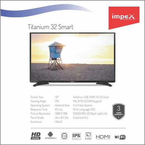 Impex Titanium 32 inches Smart Television